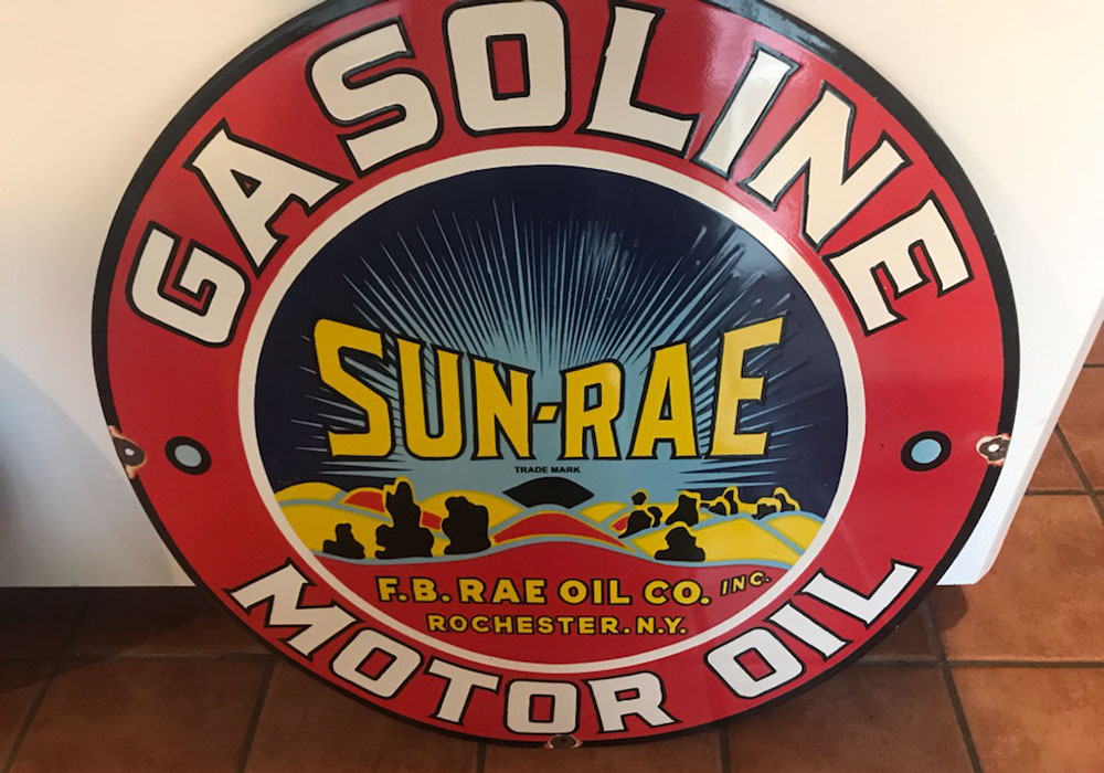 0th Image of a N/A SUN-RAE GASOLINE SIGN