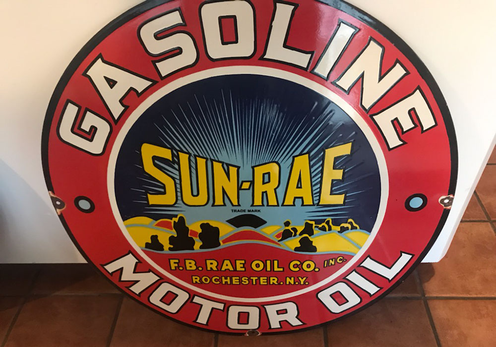 0th Image of a N/A SUN-RAE GASOLINE SIGN