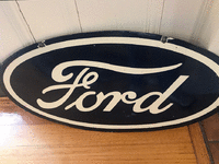 Image 1 of 2 of a N/A FORD OVAL SIGN