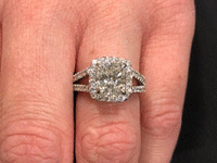Image 1 of 7 of a N/A DIAMOND ENGAGEMENT RING