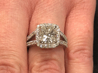 Image 2 of 7 of a N/A DIAMOND ENGAGEMENT RING