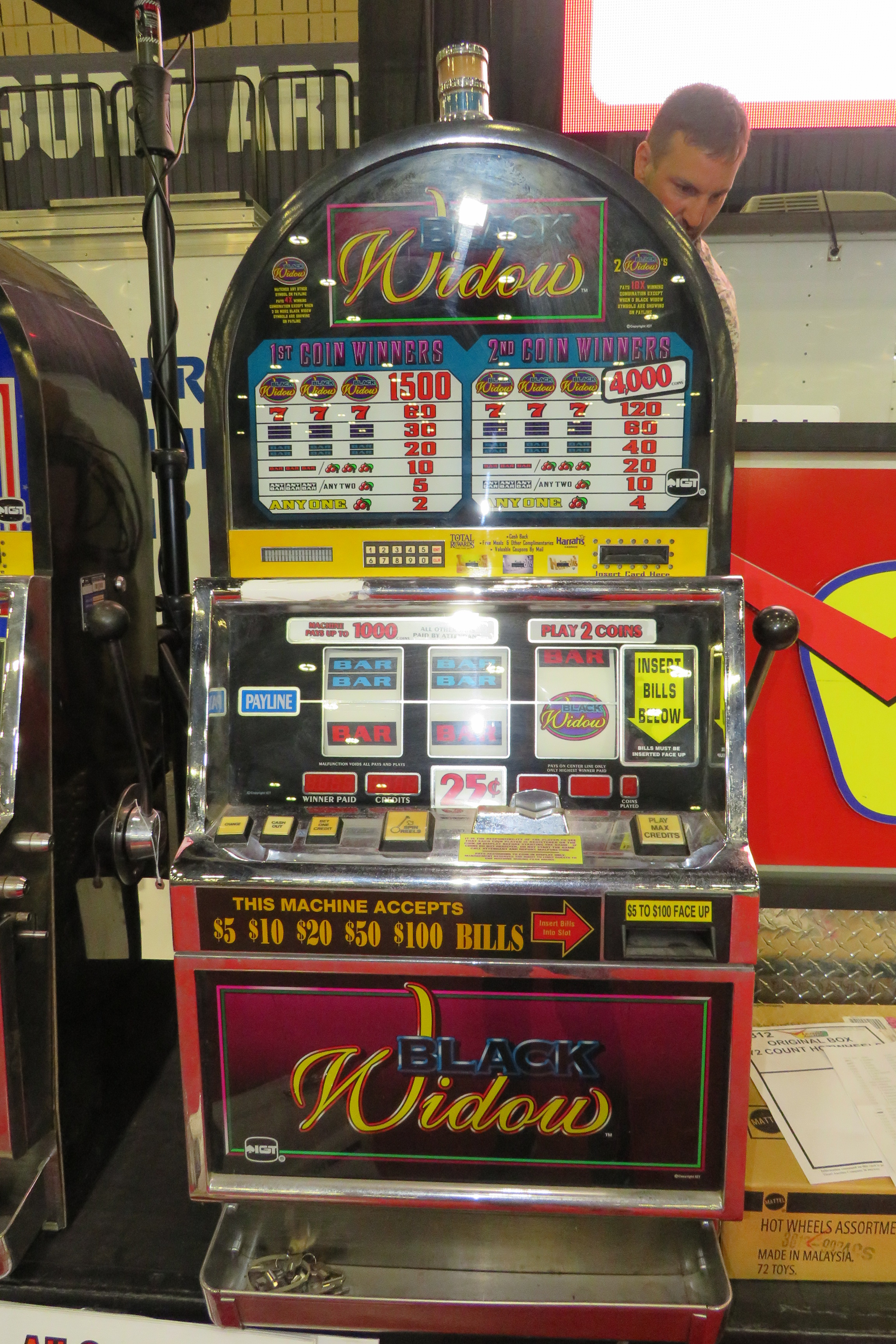 0th Image of a N/A BLACK WIDOW SLOT MACHINE