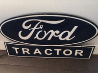 Image 1 of 1 of a N/A PORCELAIN FORD TRACTOR
