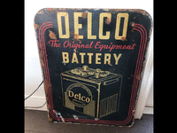 Image 1 of 1 of a N/A DELCO BATTERY SIGN