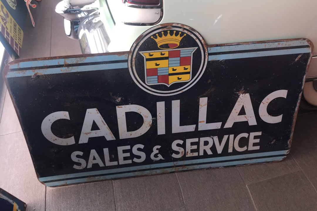 1st Image of a N/A CADILLAC SALES AND SERVICE SIGN