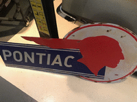 Image 1 of 2 of a N/A PONTIAC INDIAN SIGN