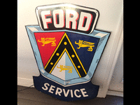 Image 1 of 2 of a N/A FORD SERVICE SIGN