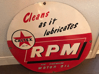 Image 1 of 1 of a N/A CALTEX MOTOR OIL CLEAN AS IT LUBRICATES