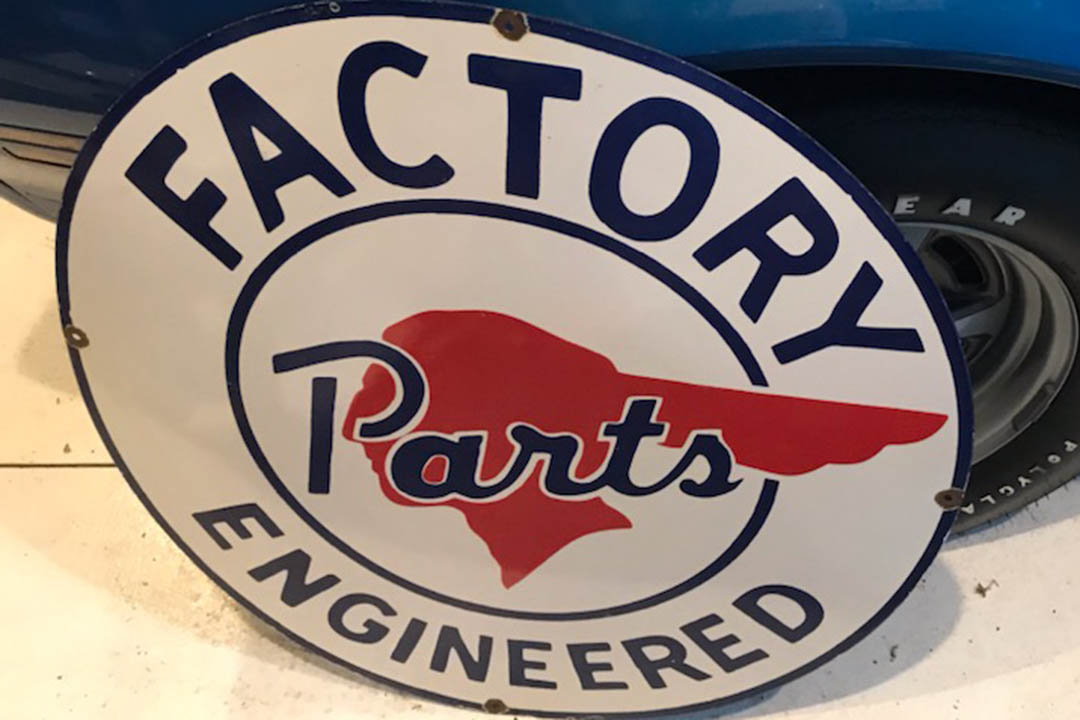 0th Image of a N/A PONTIAC FACTORY ENGINEERED PARTS SIGN