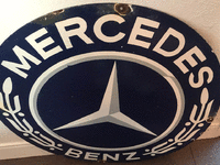 Image 1 of 1 of a N/A MERCEDES BENZ THREE POINTED STAR SIGN
