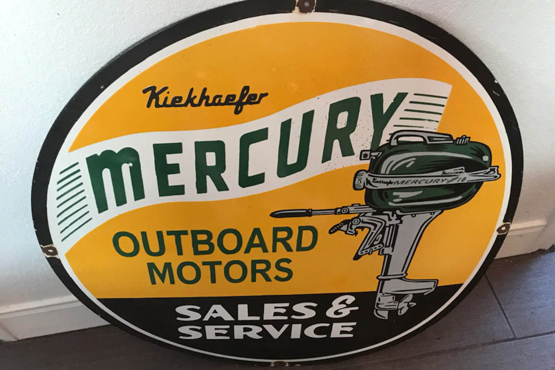 0th Image of a N/A MERCURY OUTBOARD MOTORS SIGN