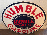 Image 1 of 1 of a N/A HUMBLE OILS GASOLINE
