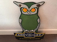 Image 1 of 1 of a N/A CHEVROLET OWL SIGN