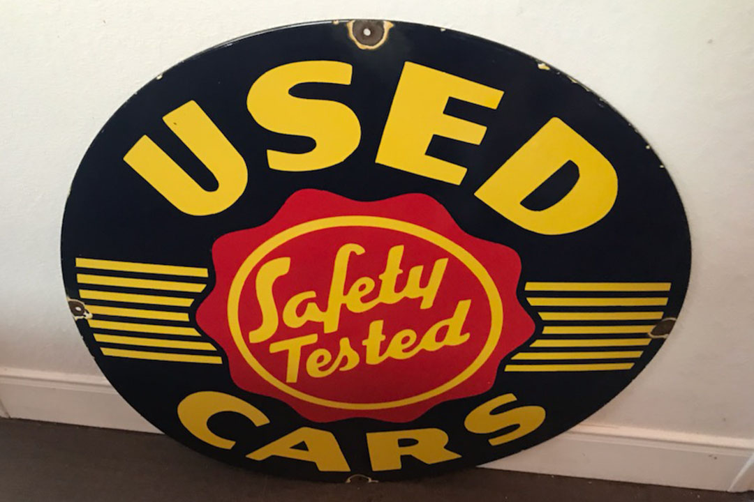 0th Image of a N/A SAFETY TESTED USED CARS SIGN