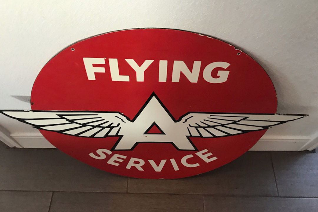 1st Image of a N/A FLYING A  SERVICE UNUSUAL TO FIND WITH WINGS