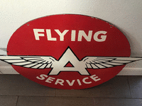 Image 2 of 2 of a N/A FLYING A  SERVICE UNUSUAL TO FIND WITH WINGS