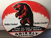 Image 1 of 1 of a N/A GRIZZLY GASLONE SIGN