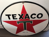 Image 1 of 1 of a N/A TEXACO STAR SIGN