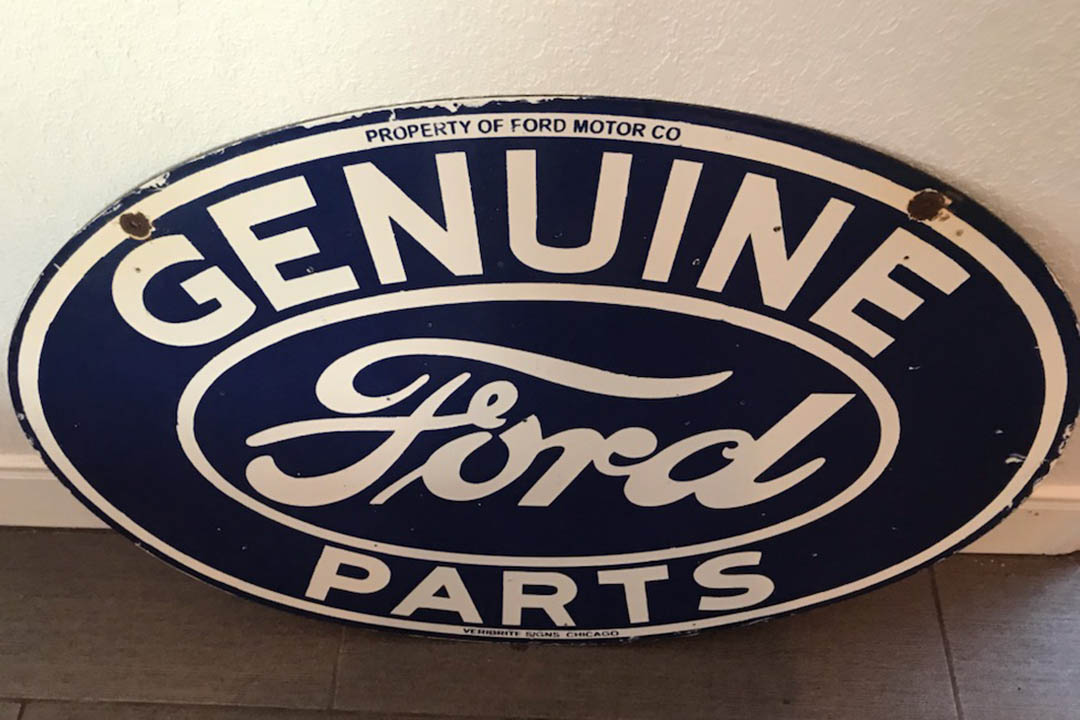 1st Image of a N/A GENUINE FORD PARTS SIGN