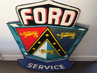 Image 1 of 2 of a N/A FORD SERVICE SIGN