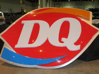 Image 1 of 1 of a N/A DAIRY QUEEN SIGN 8' W X 6' H