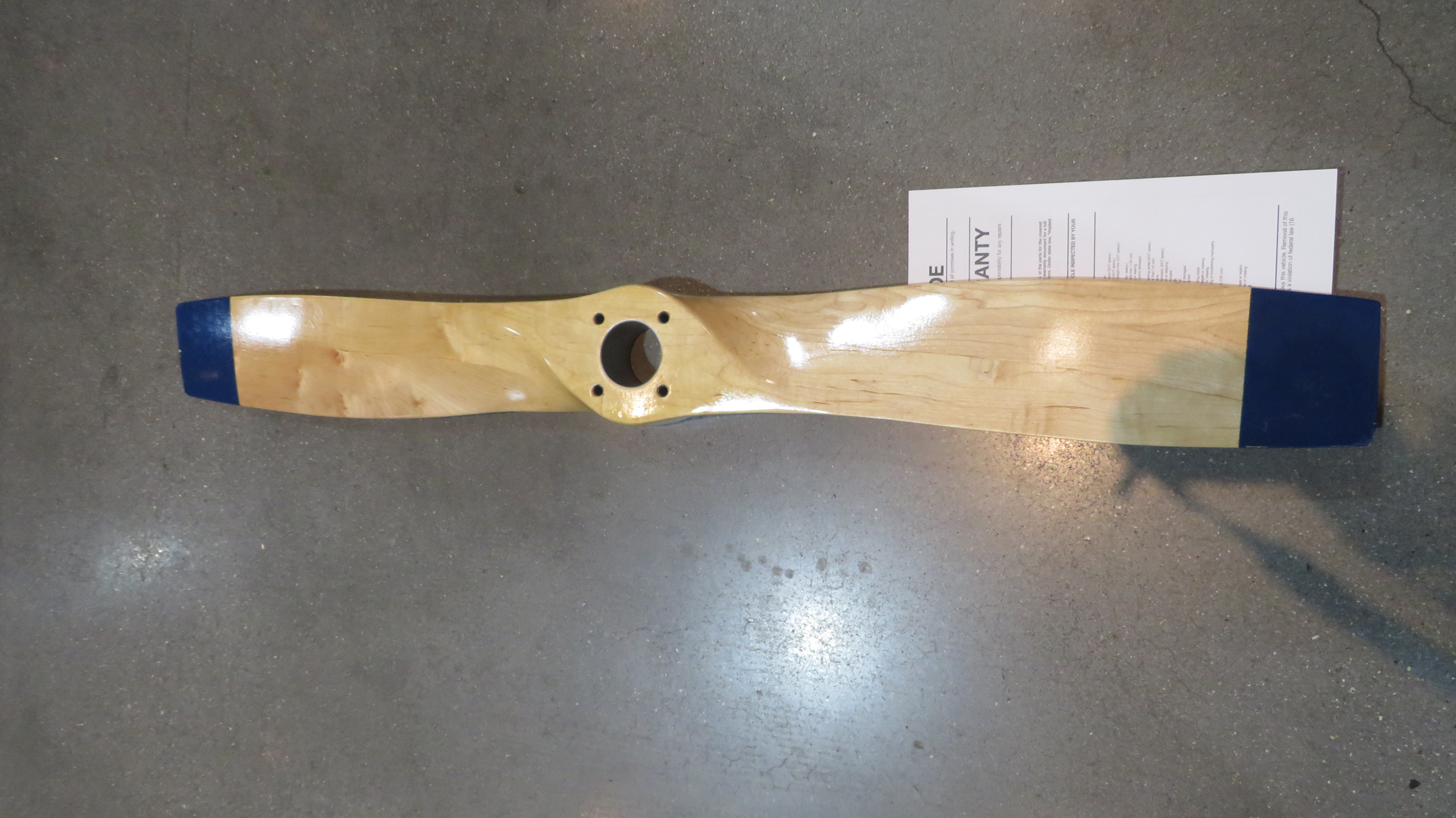 0th Image of a N/A VITNAGE WOODEN AIRPLANE PROPELLER