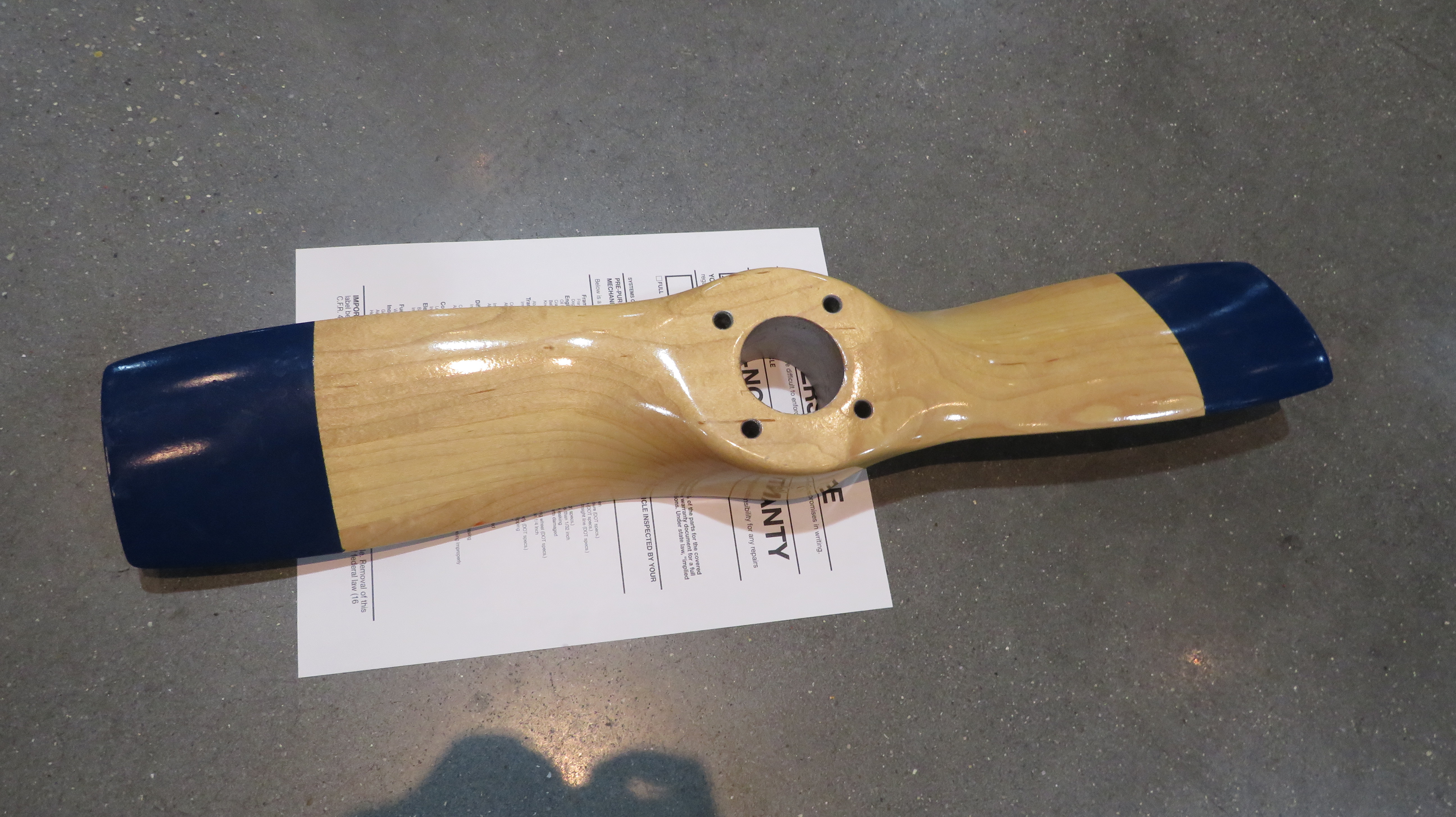 0th Image of a N/A VINTAGE WOODEN AIRPLANE PROPELLER