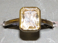 Image 1 of 5 of a N/A GOLD DIAMOND RING