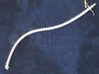 Image 1 of 4 of a N/A 14K GOLD DIAMOND BRACELET