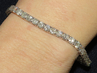 Image 3 of 4 of a N/A 14K GOLD DIAMOND BRACELET