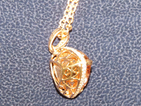 Image 5 of 7 of a N/A LADIES CAST & ASSEMBLED MORGANITE AND DIAMOND NECKLACE