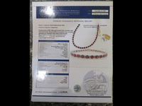 Image 3 of 3 of a N/A NATURAL RUBY CORUNDUM & DIAMOND BRACELET