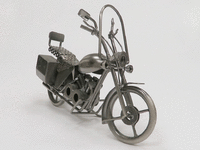 Image 2 of 8 of a N/A HANDMADE METAL MOTORCYCLE