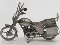 Image 3 of 8 of a N/A HANDMADE METAL MOTORCYCLE