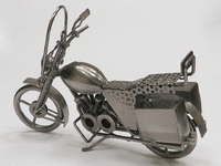 Image 5 of 8 of a N/A HANDMADE METAL MOTORCYCLE