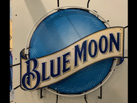 Image 1 of 1 of a N/A BLUE MOON SIGN