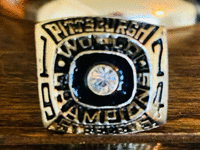 Image 1 of 1 of a 1974 REPLICA PITTSBURGH SUPERBOWL RING