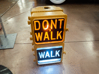 Image 1 of 5 of a N/A WALK / DONT WALK TRAFFIC SIGN