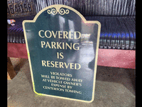 Image 2 of 2 of a N/A COVERED PARKING IS RESERVED
