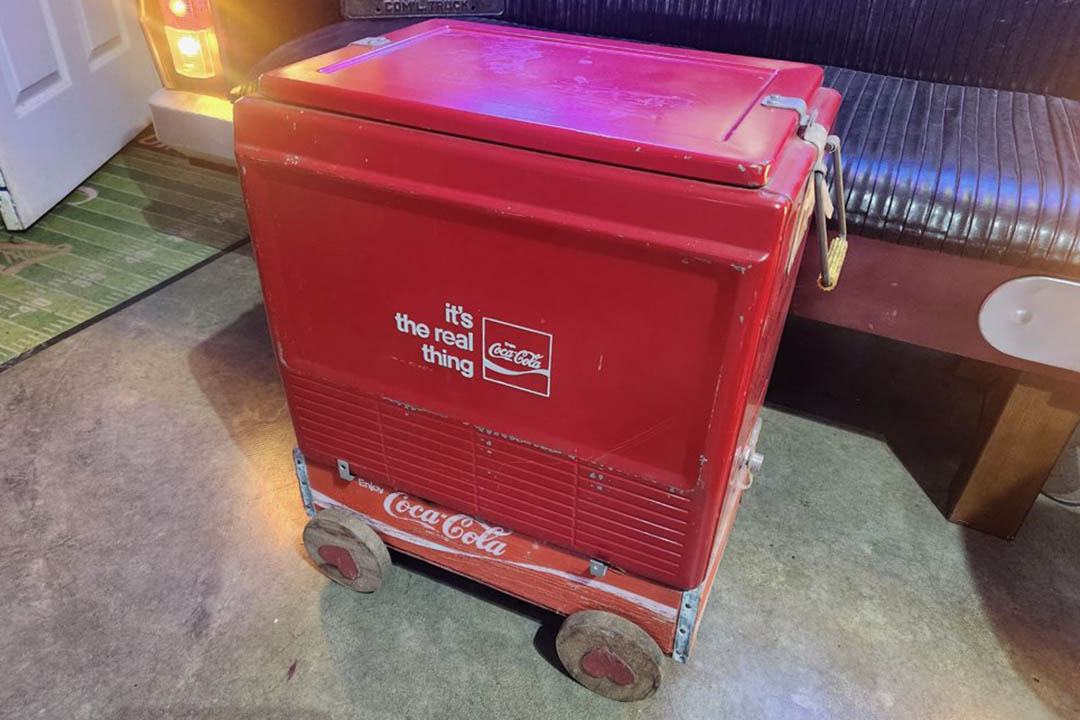 1st Image of a N/A COCA COLA COOLER ON ROLLING COKE WAGON