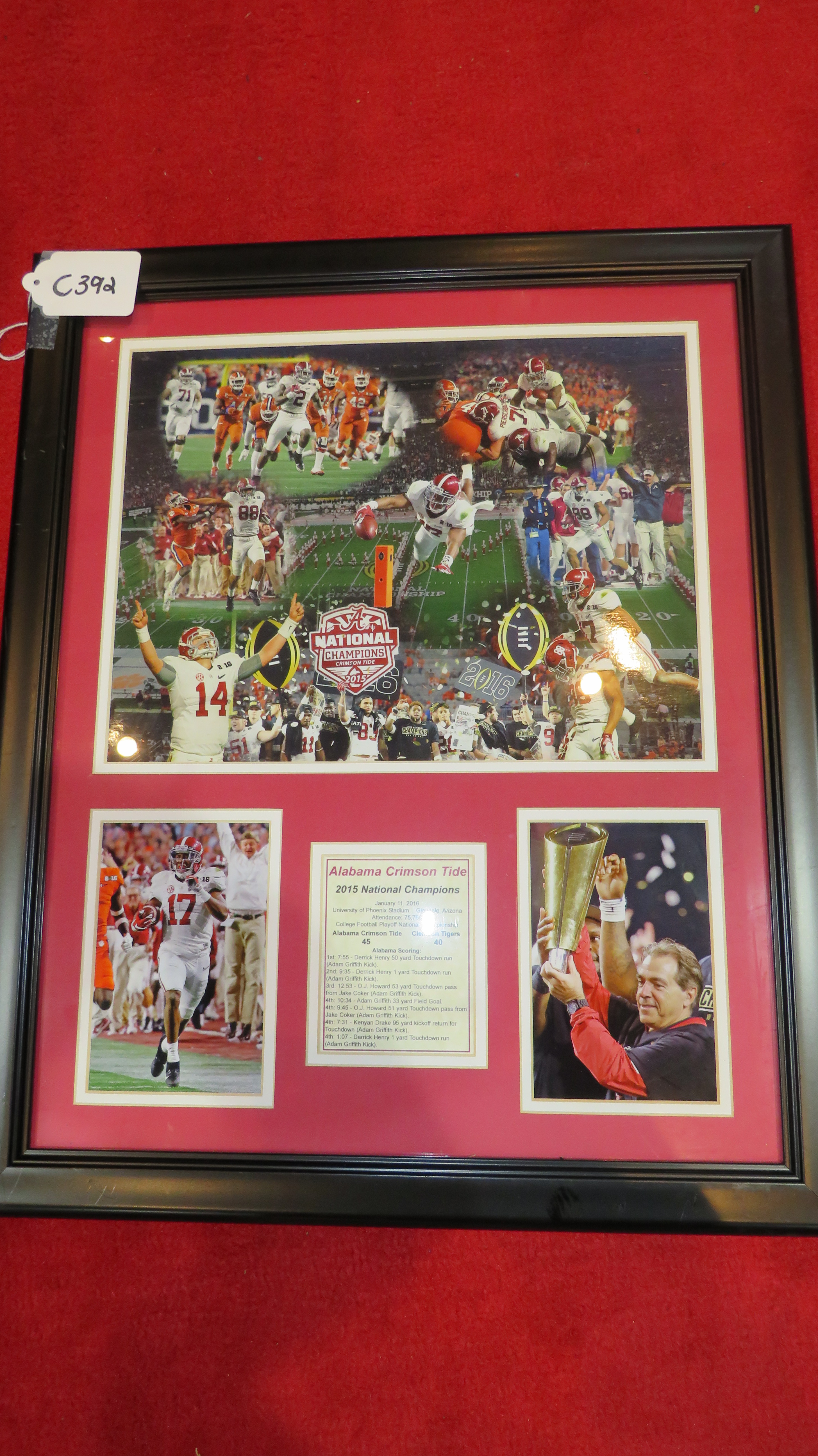 0th Image of a 2015 FRAMED AL NATIONAL CHAMP