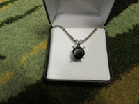 Image 1 of 2 of a N/A NECKLACE BLACK DIAMOND