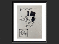 Image 1 of 2 of a N/A BOB KANE HAND DRAWN SIGNED SKETCH