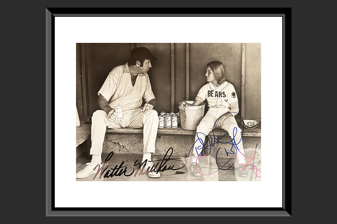 0th Image of a N/A THE BAD NEWS BEARS WALTER MATTHAU AND TATUM O'NEAL SIGNED