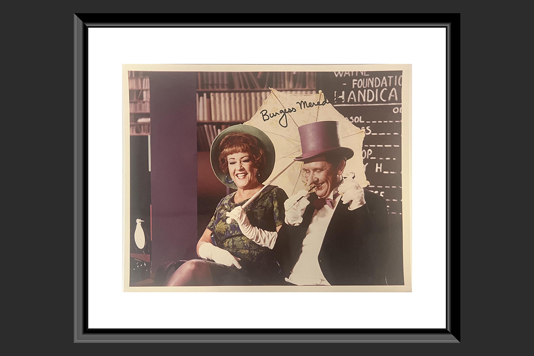 0th Image of a N/A BATMAN BURGESS MEREDITH SIGNED PHOTO