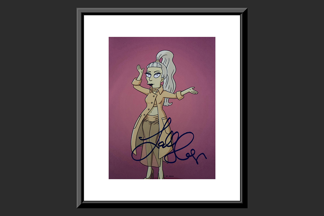 0th Image of a N/A THE SIMPSONS LADY GAGA SIGNED
