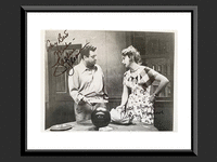Image 1 of 1 of a N/A THE HONEYMOONERS JACKIE GLEASON AND AUDREY MEADOWS SIGNED