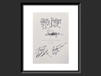 Image 1 of 1 of a N/A HARRY POTTER SCRIPT COVER CAST SIGNED