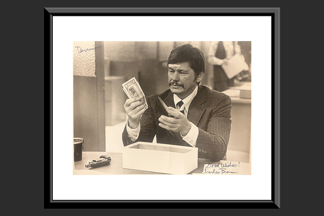 0th Image of a N/A MOVIE PHOTO CHARLES BRONSON SIGNED