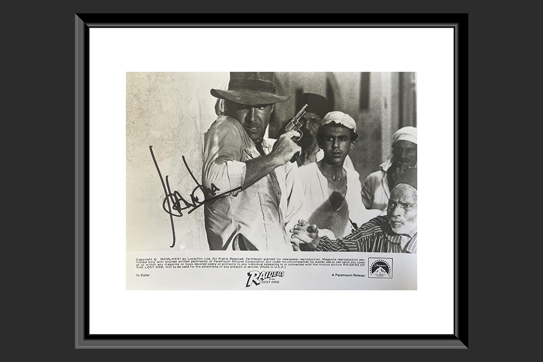 0th Image of a N/A RAIDERS OF THE LOST ARK HARRISON FORD SIGNED PHOTO
